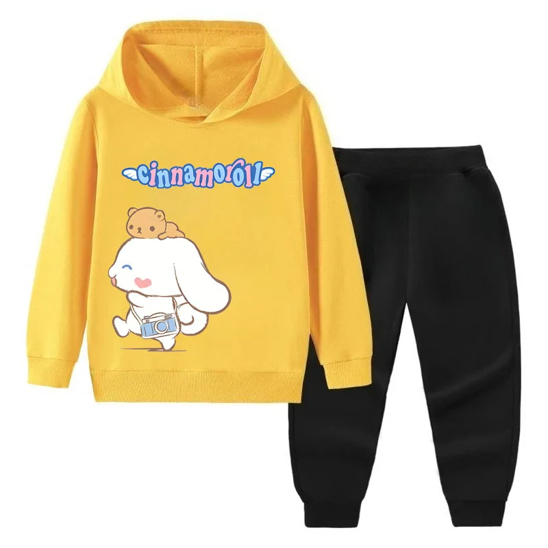 Sanrio Children Cute Cinnamoroll Printed Sweatshirt Top+Trousers 2PC Set Boys Girls Casual Fashion Outfoor Outfits Set
Sanrio Children Cute Cinnamoroll Printed Sweatshirt Top+Trousers 2PC Set Boys Girls Casual Fashion Outfoor Outfits Set