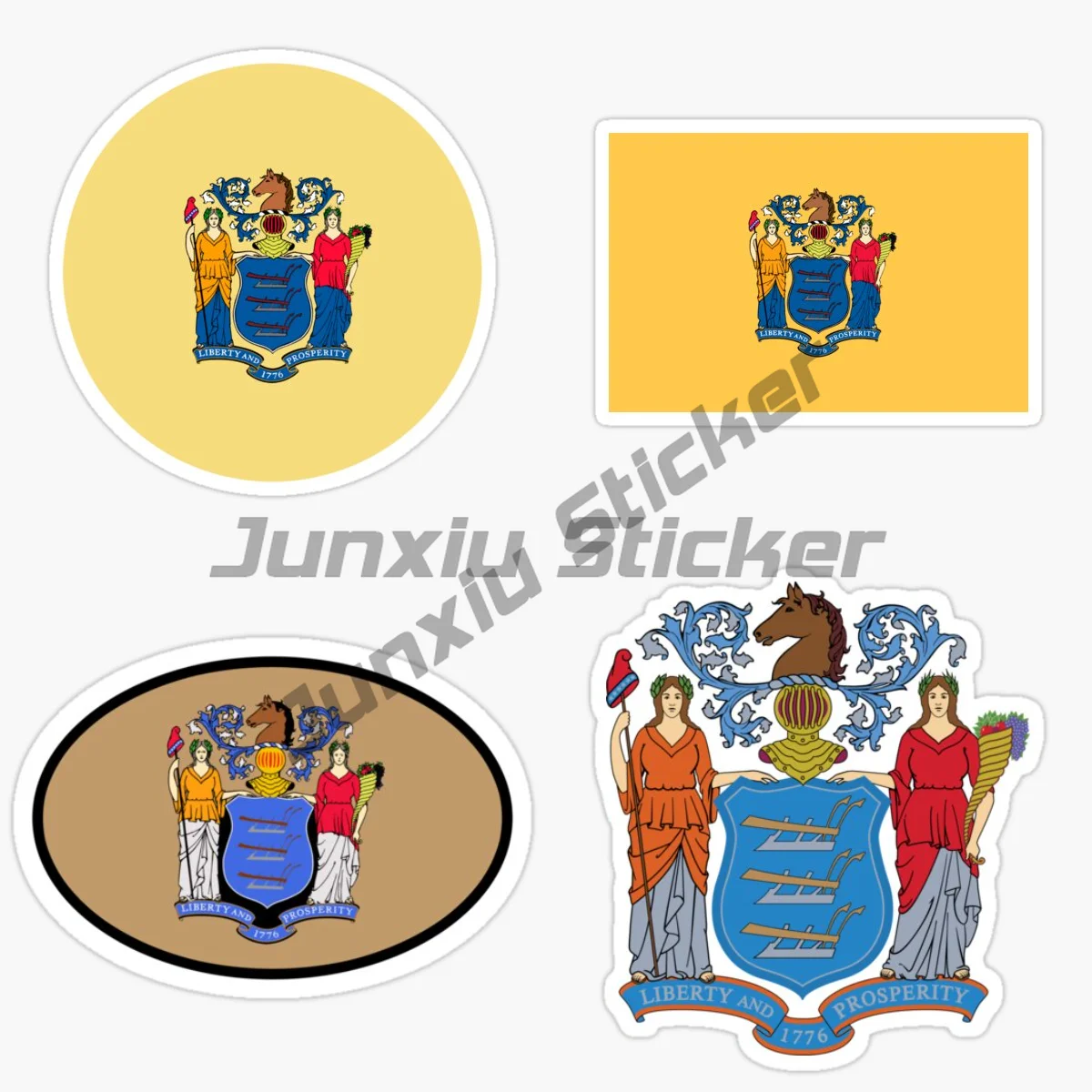 New Jersey State Flag Uv Protected Decals Auto Decor Car Sticker Vinyl Decal Die Cut Sun Protection Waterproof
New Jersey State Flag Uv Protected Decals Auto Decor Car Sticker Vinyl Decal Die Cut Sun Protection Waterproof