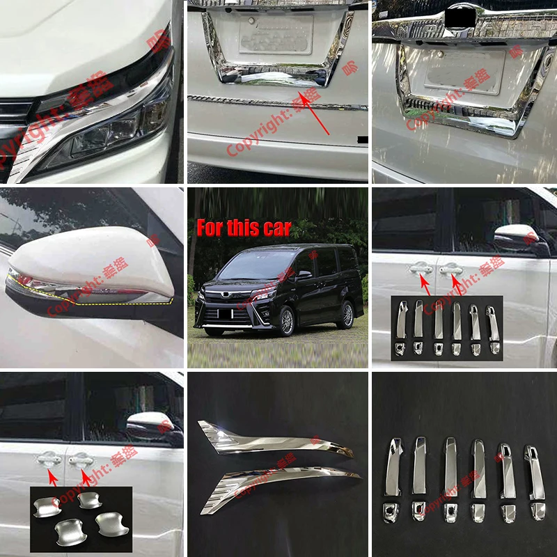 For Toyota Voxy R80 2018 2019 2020 Accessories Mirror Door Handle Bowl Headlight Trim Molding Decoration
For Toyota Voxy R80 2018 2019 2020 Accessories Mirror Door Handle Bowl Headlight Trim Molding Decoration