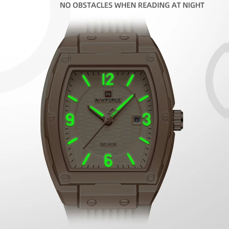 NAVIFORCE Fashion Woman Wristwatches Simple Fashion Luminous Pointer Silicone Strap 3ATM Waterproof Ladies Quartz Watch NF5070
NAVIFORCE Fashion Woman Wristwatches Simple Fashion Luminous Pointer Silicone Strap 3ATM Waterproof Ladies Quartz Watch NF5070
