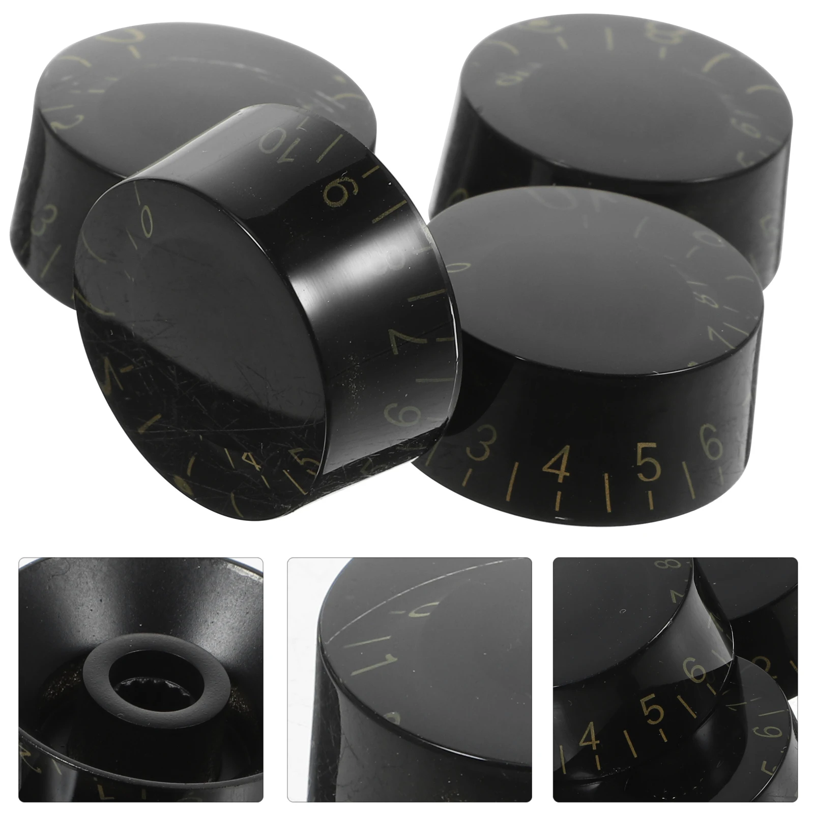 4 pcs Electric Knobs Replacement Volume Control Guitar Parts Durable Acrylic Easy Install Long Lasting For Electric Guitar
4 pcs Electric Knobs Replacement Volume Control Guitar Parts Durable Acrylic Easy Install Long Lasting For Electric Guitar