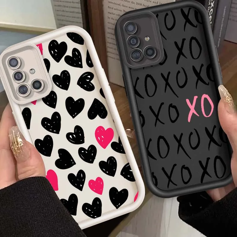 Love Fashion Design Art XO Phone Case For Samsung A71 A52 A51 A34 A33 A22 A16 A15 A13 A04 A06 Note 20 Ultra 5G Eye Ladder
Love Fashion Design Art XO Phone Case For Samsung A71 A52 A51 A34 A33 A22 A16 A15 A13 A04 A06 Note 20 Ultra 5G Eye Ladder
