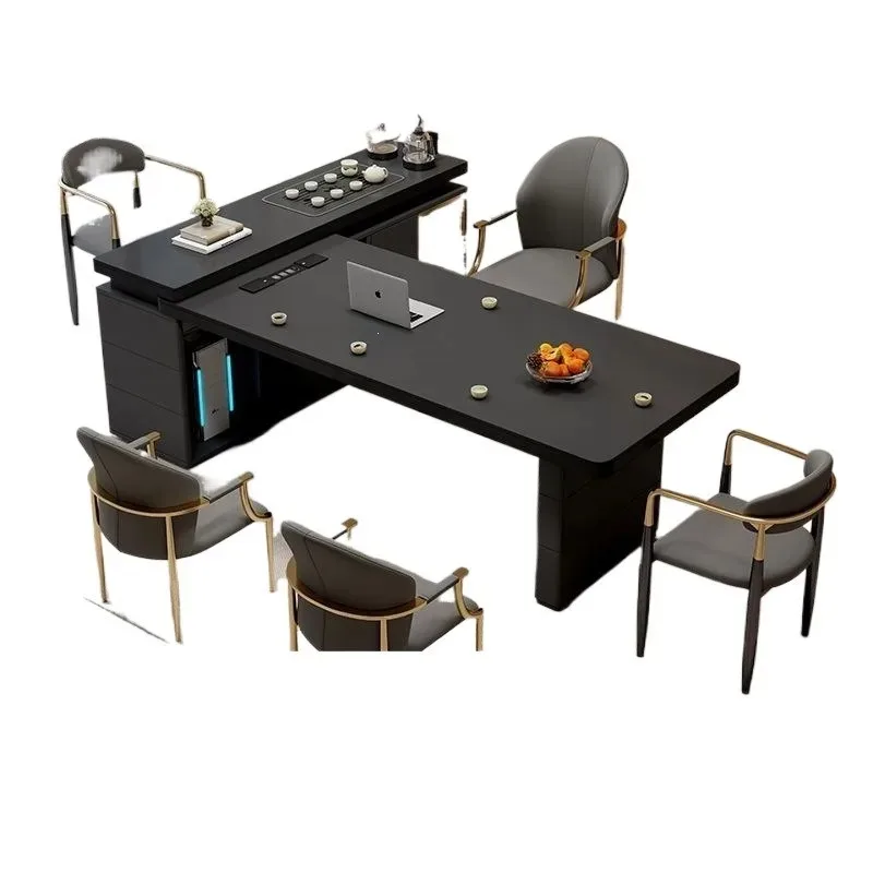 and chair combination modern high-end light luxury office tea table household kettle integrated tea reception table
and chair combination modern high-end light luxury office tea table household kettle integrated tea reception table
