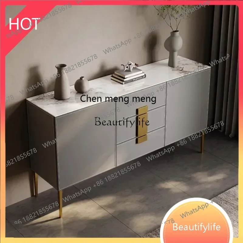 style NEW Light luxury dining side cabinet Modern simple wall partition decorative saddle leather entrance cabinet ss 8617
style NEW Light luxury dining side cabinet Modern simple wall partition decorative saddle leather entrance cabinet ss 8617