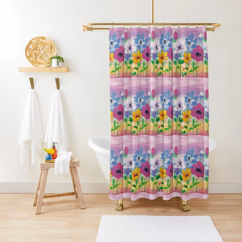 Colorful flowers Shower Curtain Shower Bath Waterproof Fabric Bathroom Shower For Bathroom Bathroom Curtain
Colorful flowers Shower Curtain Shower Bath Waterproof Fabric Bathroom Shower For Bathroom Bathroom Curtain