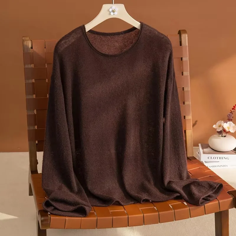 Women Slouchy Oversize Sweater Wool Blend Loose Knit Pullovers Autumn Jumper
Women Slouchy Oversize Sweater Wool Blend Loose Knit Pullovers Autumn Jumper