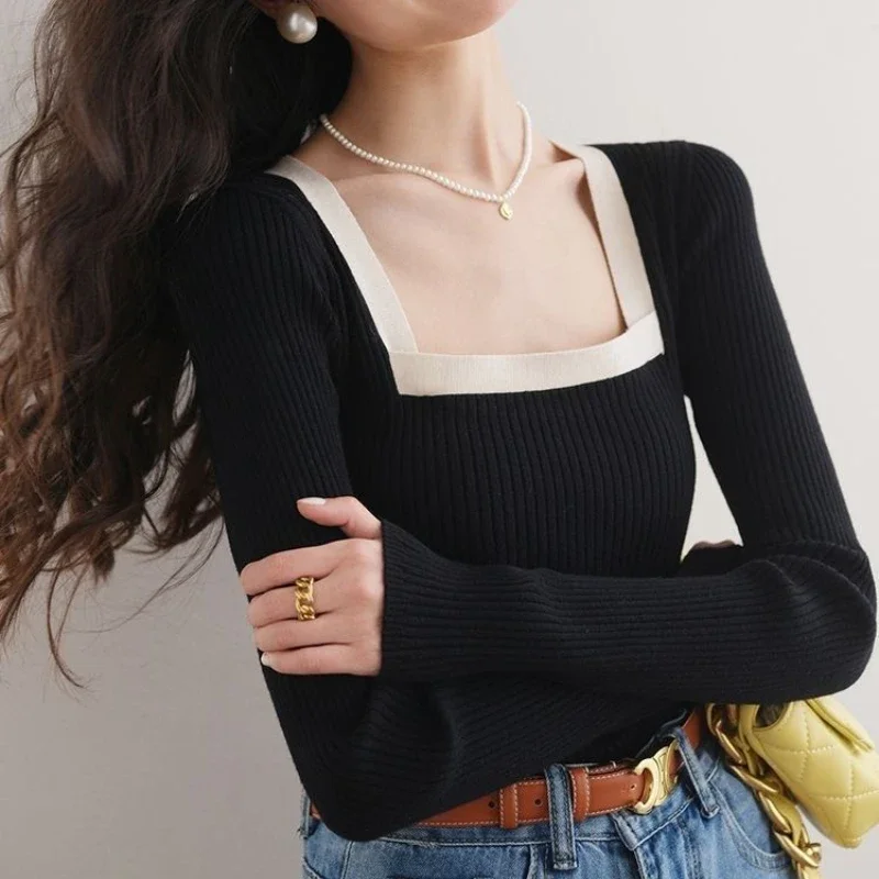 Vintage Knitted Sweaters for Women Aesthetic Black Korean Fashion Trend Female Pullover Clothes Offers Fall Wear To Work Thermal
Vintage Knitted Sweaters for Women Aesthetic Black Korean Fashion Trend Female Pullover Clothes Offers Fall Wear To Work Thermal