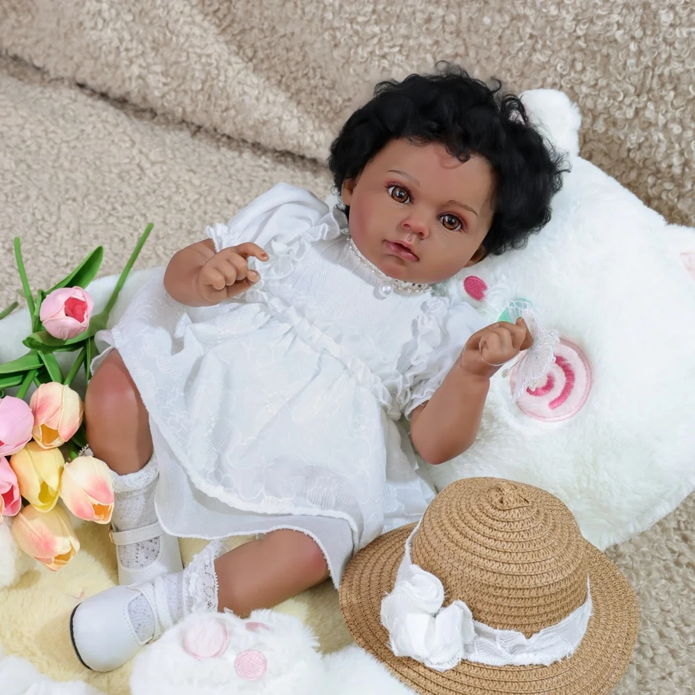 Cloveray Original 24 inch Realistic Reborn Baby Doll Vinyl Cloth Body Cute Soothe Doll High-Quality Handmade Toy Kid Xmas Gifts
Cloveray Original 24 inch Realistic Reborn Baby Doll Vinyl Cloth Body Cute Soothe Doll High-Quality Handmade Toy Kid Xmas Gifts