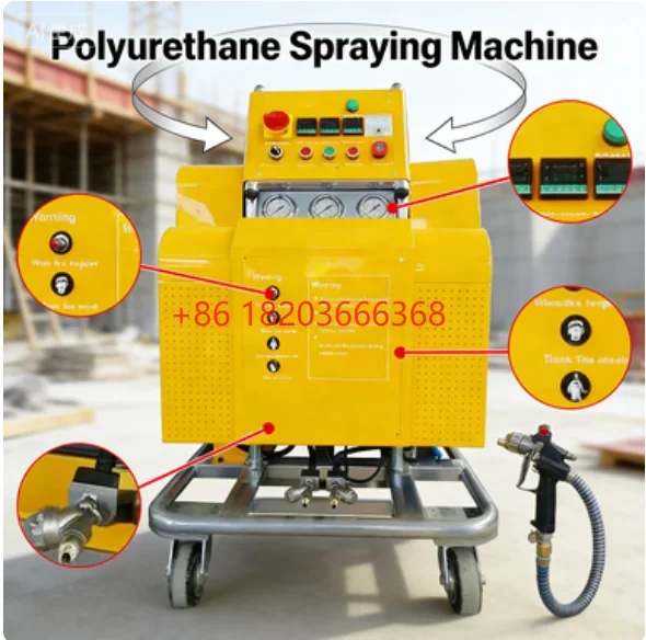YG Customized Small Pu Foam Spray Polyurethane Insulation Machine Polyurea Waterproof Spray Machine Polyurethane Injection