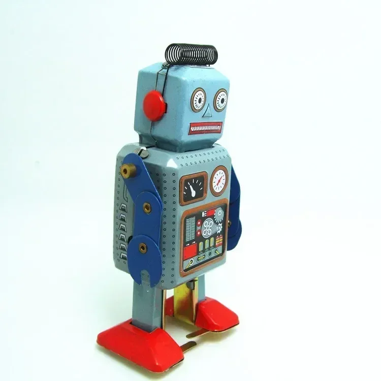 Retro Clockwork Wind up Classic collection Metal Walking Tin Toy repairman Robot Vintage Mechanical kids gift
Retro Clockwork Wind up Classic collection Metal Walking Tin Toy repairman Robot Vintage Mechanical kids gift
