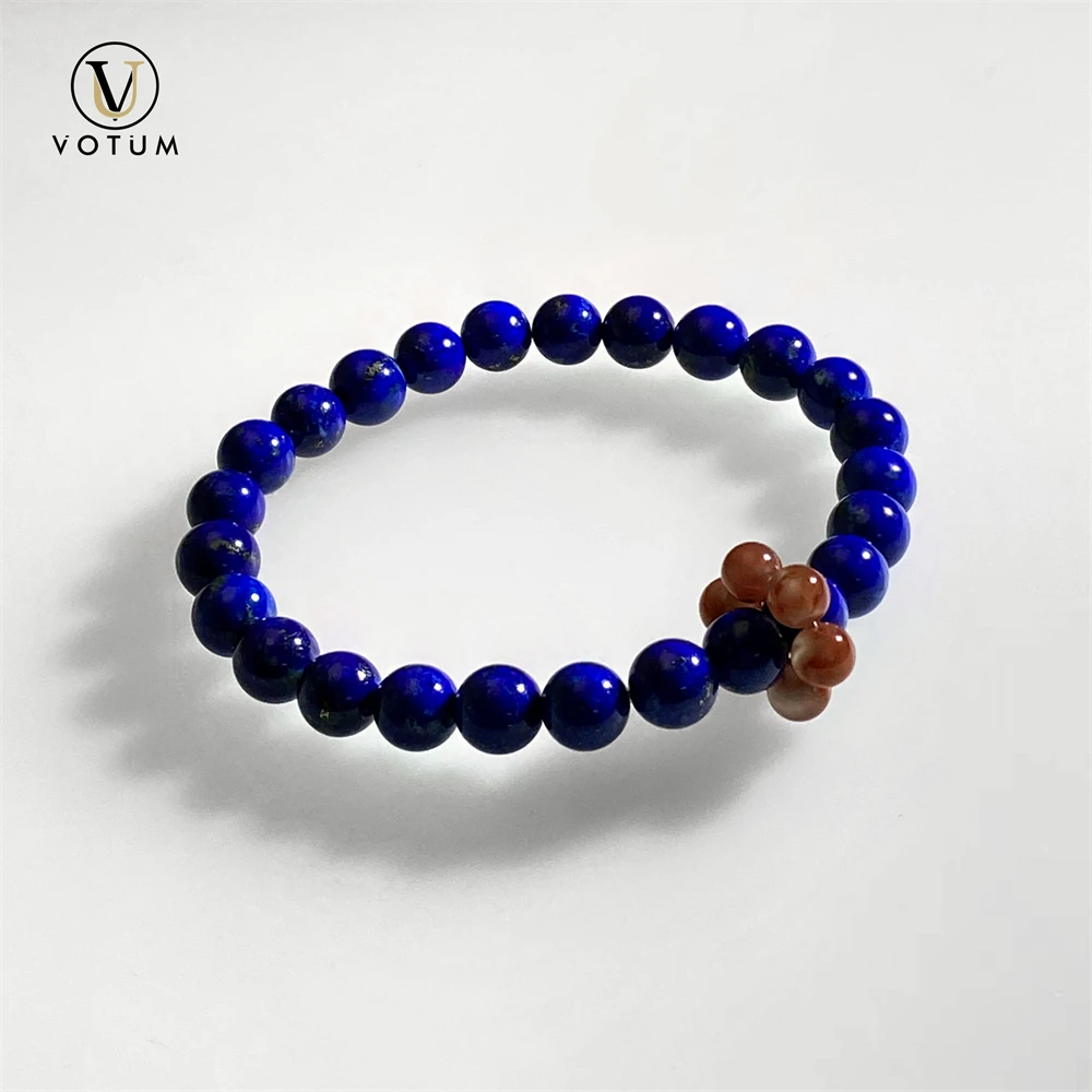 Votum Natural Deep Blue Lapis Lazuli Chinese Carnelian Agate Beaded Bracelet for Women Men Reiki Yoga Gift Stone Healing Jewlery
Votum Natural Deep Blue Lapis Lazuli Chinese Carnelian Agate Beaded Bracelet for Women Men Reiki Yoga Gift Stone Healing Jewlery