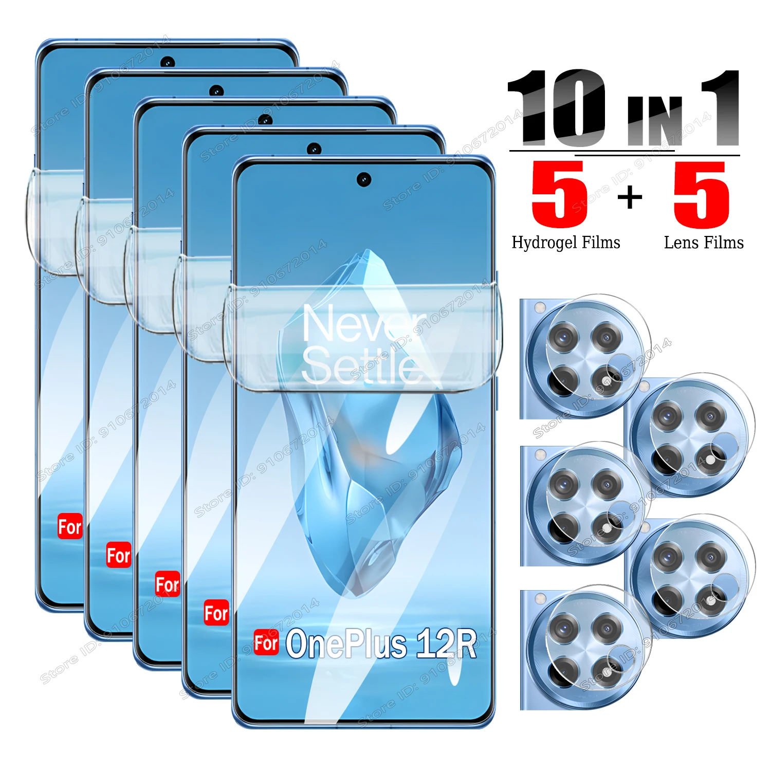 10IN1 Full Cover Hydrogel Film For OnePlus 12R 15 15R 13 12 11 10R 10T 8T 8 9 10 ACE 3 Pro 3V 13S 13R 13T Screen Lens Protector
10IN1 Full Cover Hydrogel Film For OnePlus 12R 15 15R 13 12 11 10R 10T 8T 8 9 10 ACE 3 Pro 3V 13S 13R 13T Screen Lens Protector