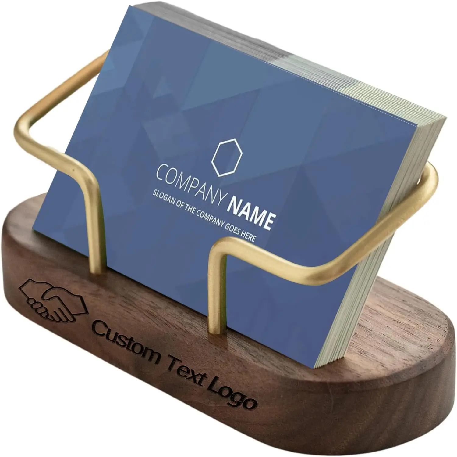 Custom Engraved Wooden Business Card Holder - Personalized Name & Logo, Desk Display for Men Women (Style2-Black)
Custom Engraved Wooden Business Card Holder - Personalized Name & Logo, Desk Display for Men Women (Style2-Black)