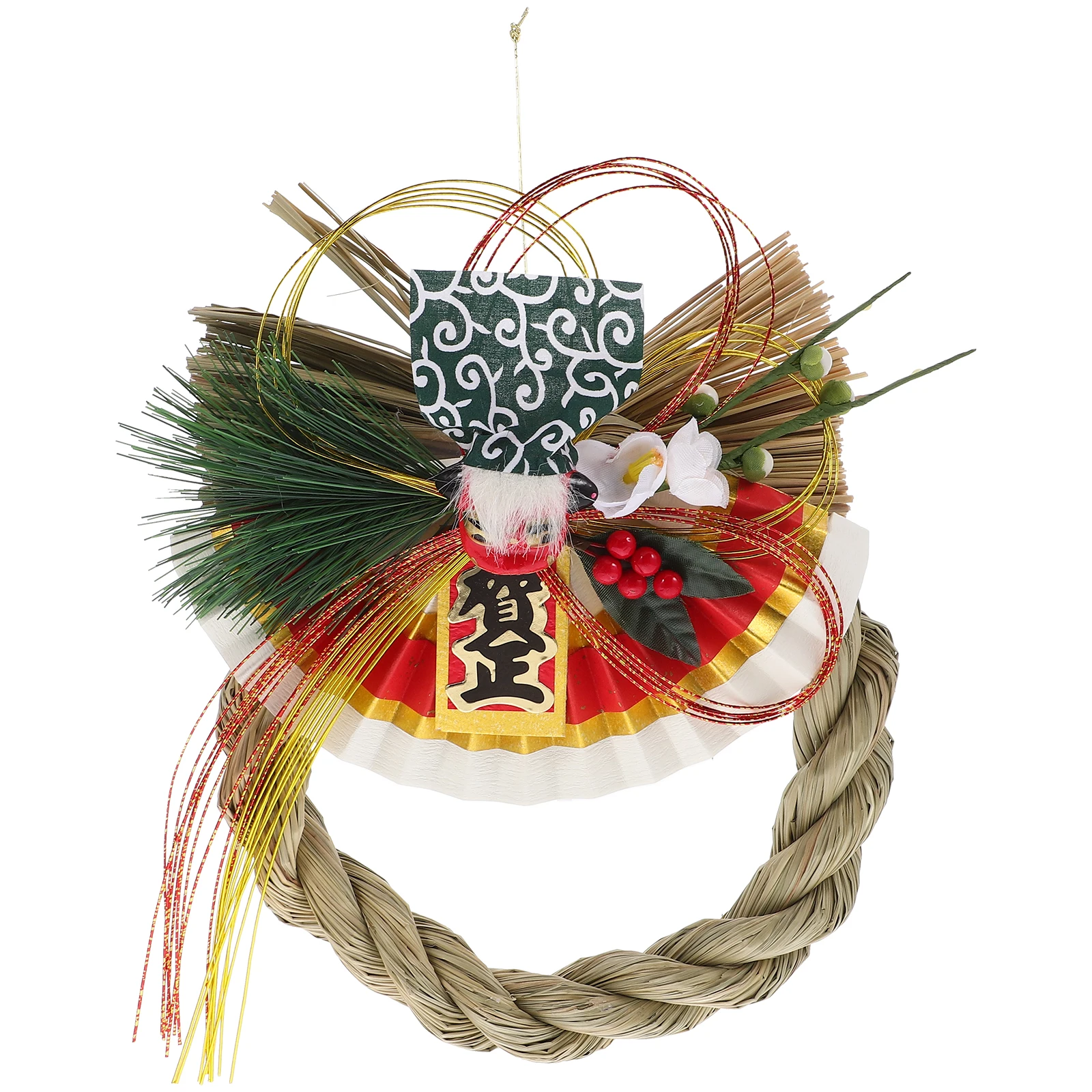 Japanese Straw Wreath 23x25cm Wall Decor Door Hanging Pendant for Sushi Store Restaurant DIY Japanese Style Straw Weaving
Japanese Straw Wreath 23x25cm Wall Decor Door Hanging Pendant for Sushi Store Restaurant DIY Japanese Style Straw Weaving