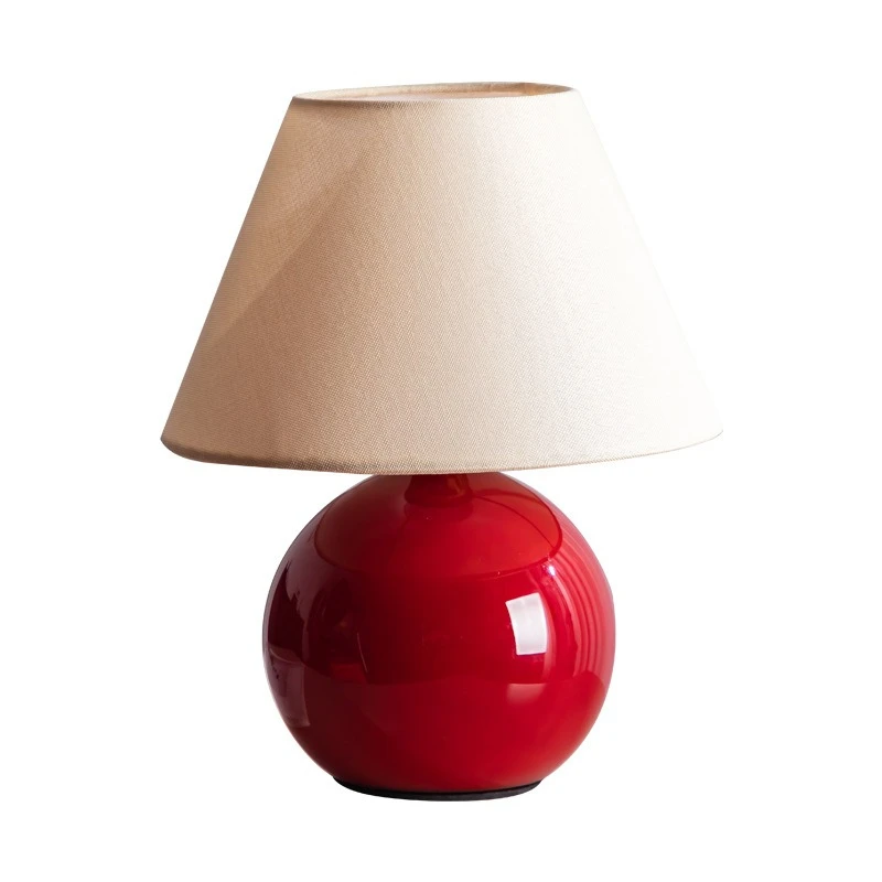 French medieval ceramic table lamp cute simple bedroom bedside ambient light
French medieval ceramic table lamp cute simple bedroom bedside ambient light
