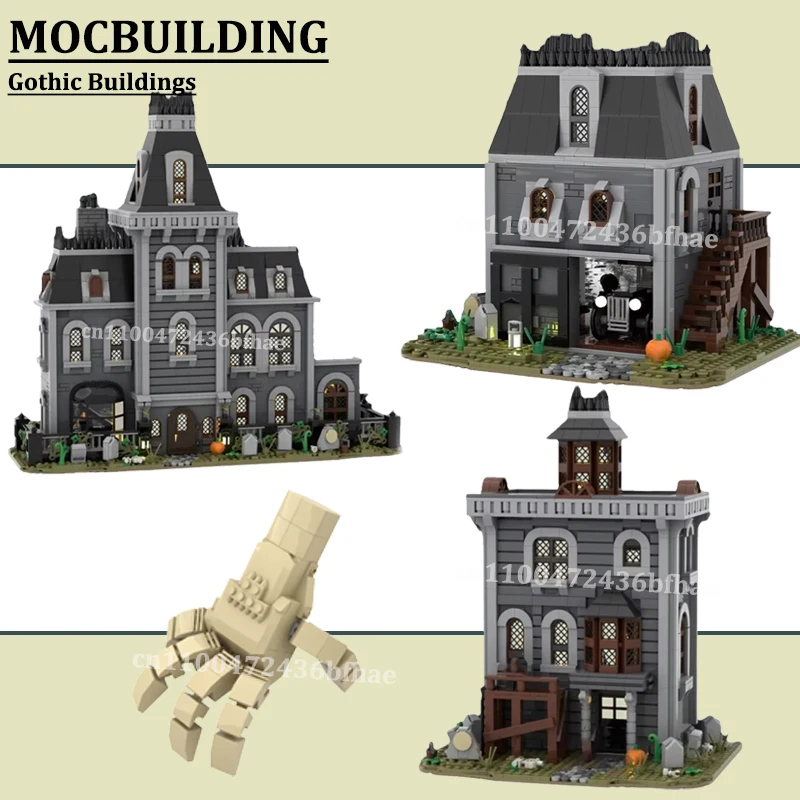 Модель руки, готические здания из кирпичей, строительные блоки MOCBUILDING, конструктор Addameds-Familys, подарок на Хэллоуин
Модель руки, готические здания из кирпичей, строительные блоки MOCBUILDING, конструктор Addameds-Familys, подарок на Хэллоуин