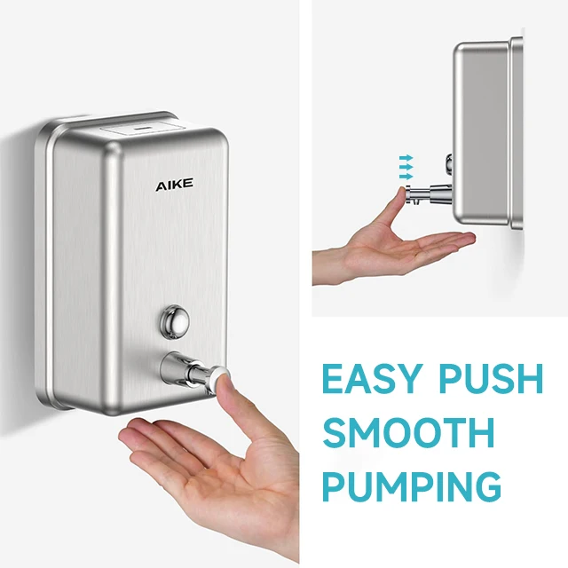Surface Mount Stainless Steel Hand Soap AK1003 | 37oz (1.1L) Commercial Grade Polished Finish for Hotel Use Refillable Bottle
Surface Mount Stainless Steel Hand Soap AK1003 | 37oz (1.1L) Commercial Grade Polished Finish for Hotel Use Refillable Bottle