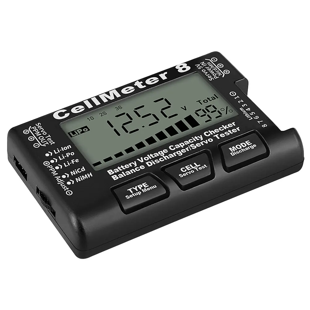 Tester Lithium Ion Lipo Checker Portable Voltage Testing Device for 2S LiPo LiIon LiFe NiMH Capacity Checker LCD
Tester Lithium Ion Lipo Checker Portable Voltage Testing Device for 2S LiPo LiIon LiFe NiMH Capacity Checker LCD