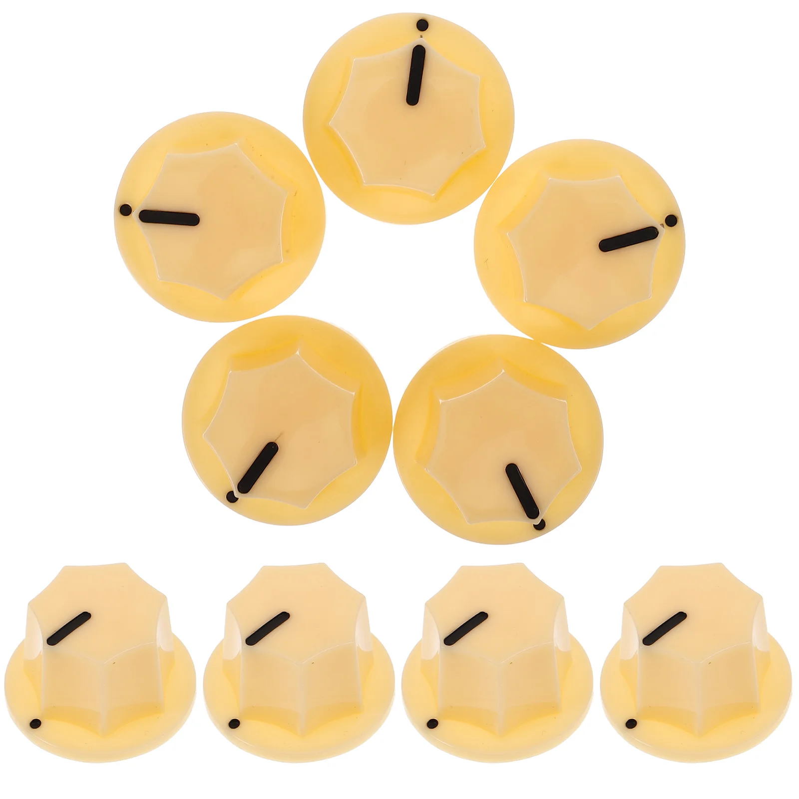 10 Pcs Potentiometer Cap Electric Guitar Volume Knob Plastic Knobs for Replacement
10 Pcs Potentiometer Cap Electric Guitar Volume Knob Plastic Knobs for Replacement