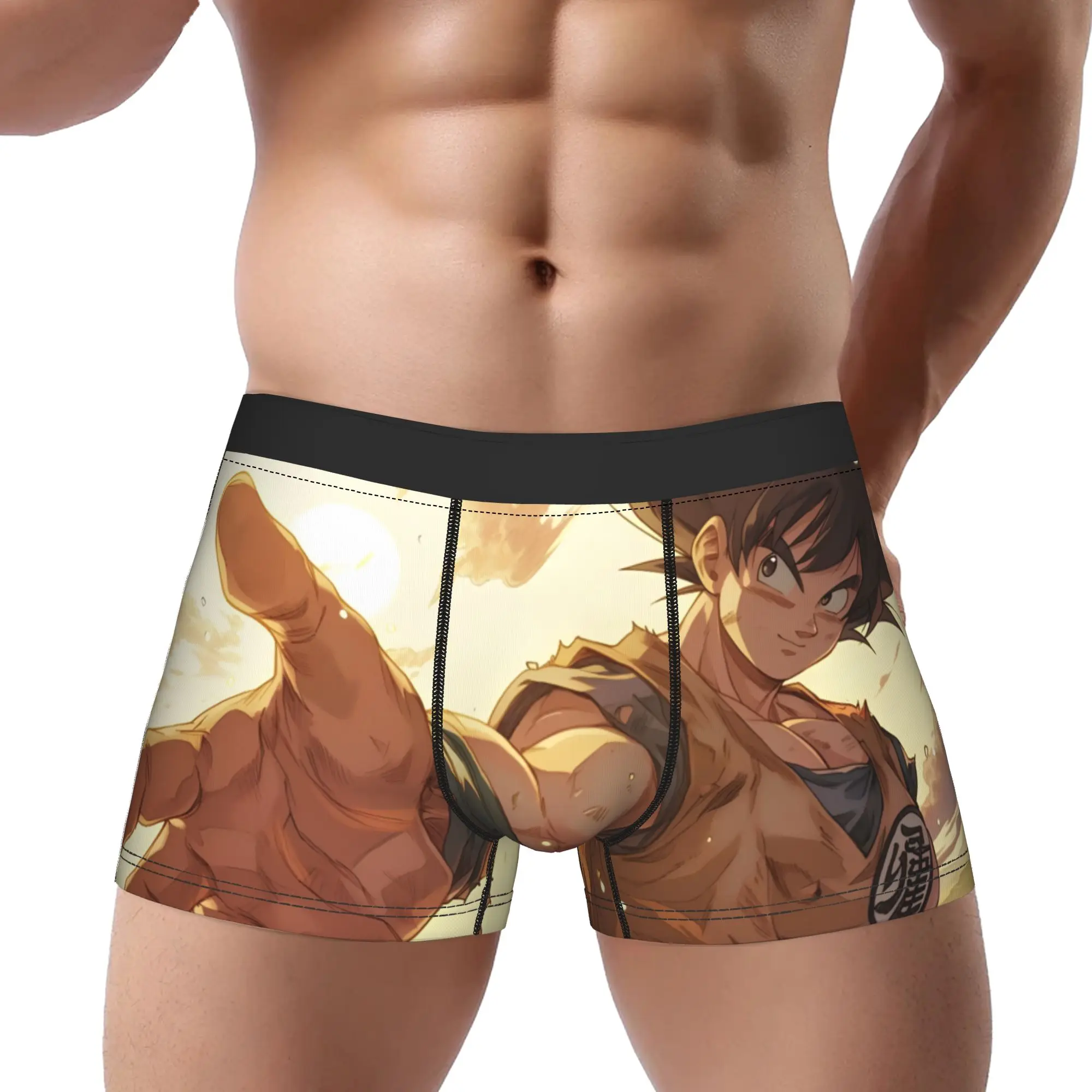 1piece Dragon Ball SSJ3 Goku Underpants Homme Panties Man Underwear Ventilate Shorts
1piece Dragon Ball SSJ3 Goku Underpants Homme Panties Man Underwear Ventilate Shorts