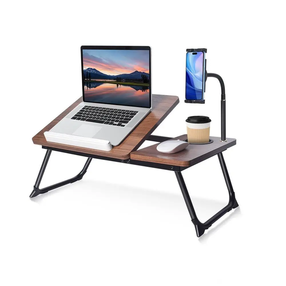 Lap Desk for Bed, Foldable Laptop Bed Tray Table with Independent Adjustable Tablet amp Phone Stand, Portable Work from Couch D
Lap Desk for Bed, Foldable Laptop Bed Tray Table with Independent Adjustable Tablet amp Phone Stand, Portable Work from Couch D