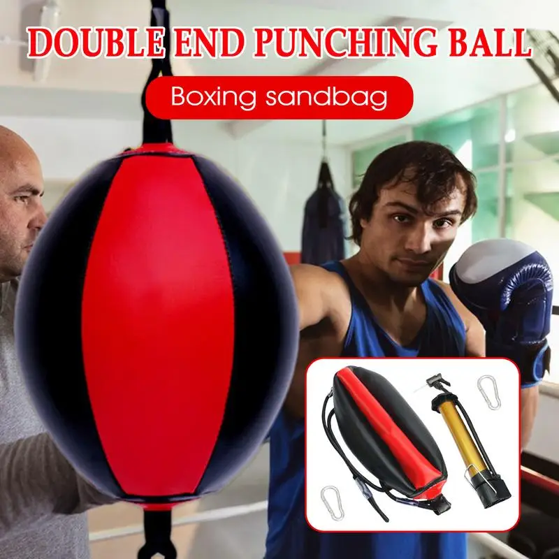 Double End Bag Thickened Boxing Bag PU Leather Includes Carabiners Needle Air Pump Boxing Equipment Enhances Reaction And Hand E
Double End Bag Thickened Boxing Bag PU Leather Includes Carabiners Needle Air Pump Boxing Equipment Enhances Reaction And Hand E