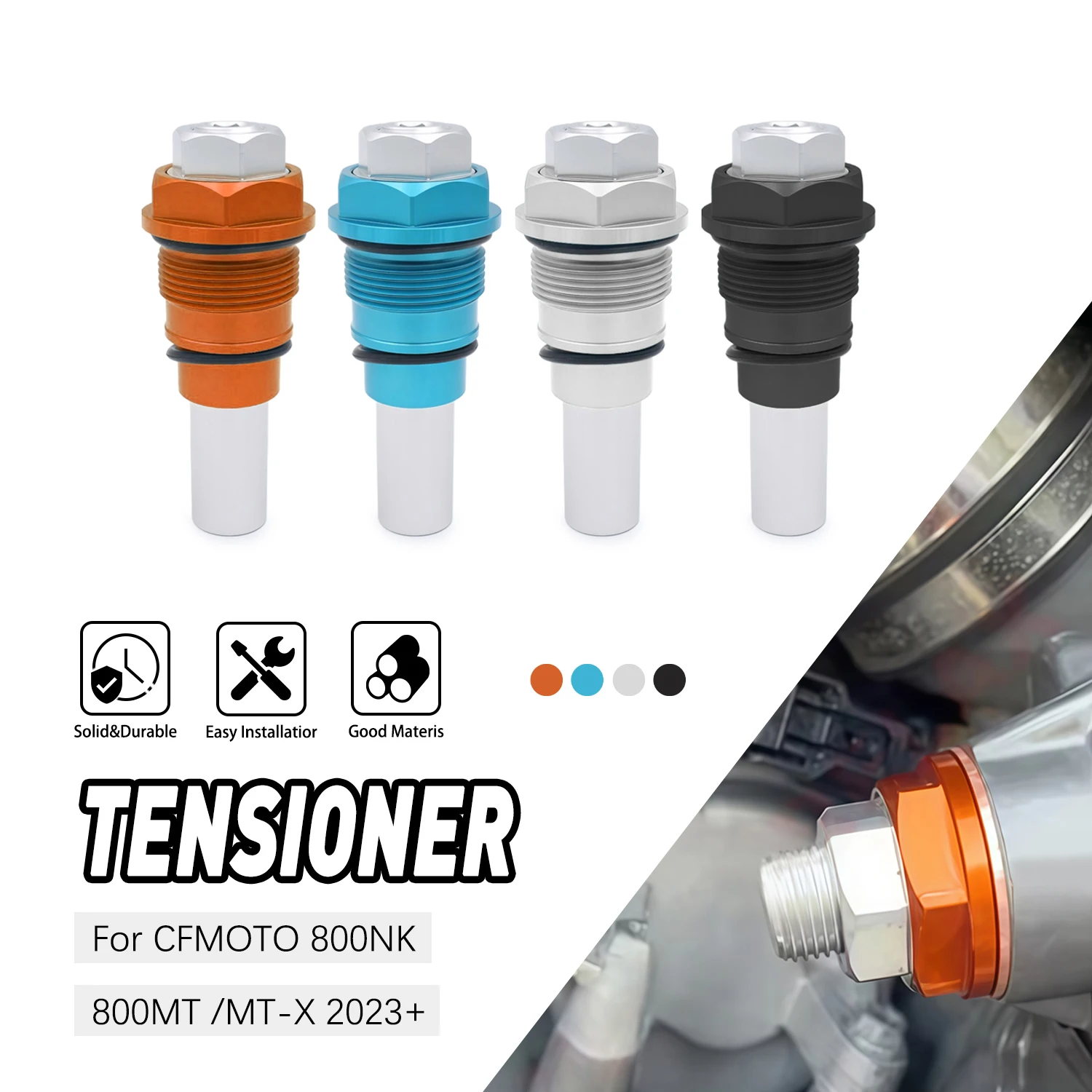 Motorcycle Replacement Parts Cam Timing Chain Tensioner For CFMOTO 800NK 800MT MT-X 2023+ For KOVE 800X Rally 2023+
Motorcycle Replacement Parts Cam Timing Chain Tensioner For CFMOTO 800NK 800MT MT-X 2023+ For KOVE 800X Rally 2023+