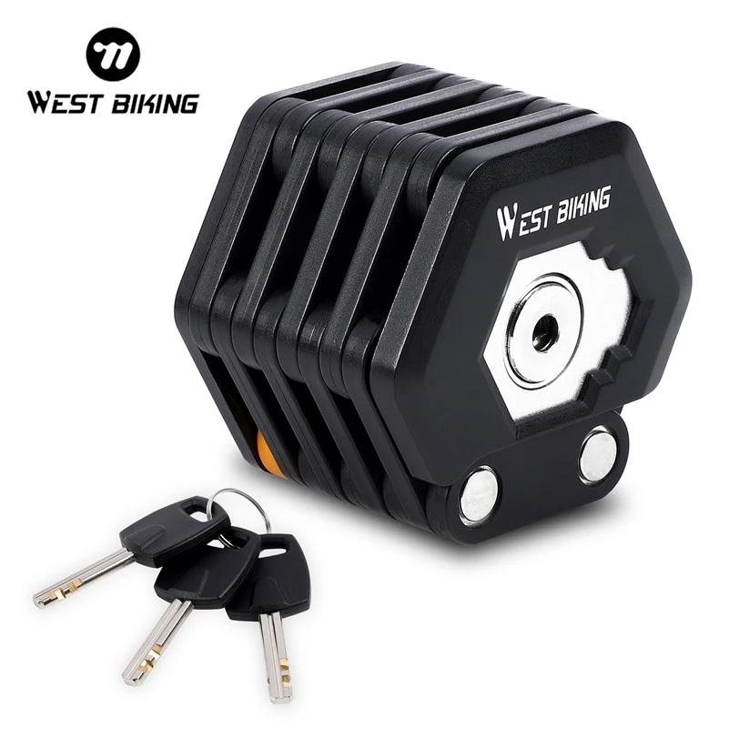 WEST BIKING Bike Lock Foldable MTB Road Bicycle Hamburg Lock High Security Anti-Theft Scooter Electric E-Bike Cycling Chain Lock
WEST BIKING Bike Lock Foldable MTB Road Bicycle Hamburg Lock High Security Anti-Theft Scooter Electric E-Bike Cycling Chain Lock