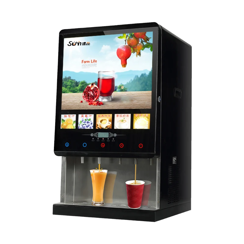 50SC(3+2) Hot Milk Tea Coffee Vending Machine Instant Coffee Machine Commercial Cold Juice Vending Machine LED Light Box
50SC(3+2) Hot Milk Tea Coffee Vending Machine Instant Coffee Machine Commercial Cold Juice Vending Machine LED Light Box