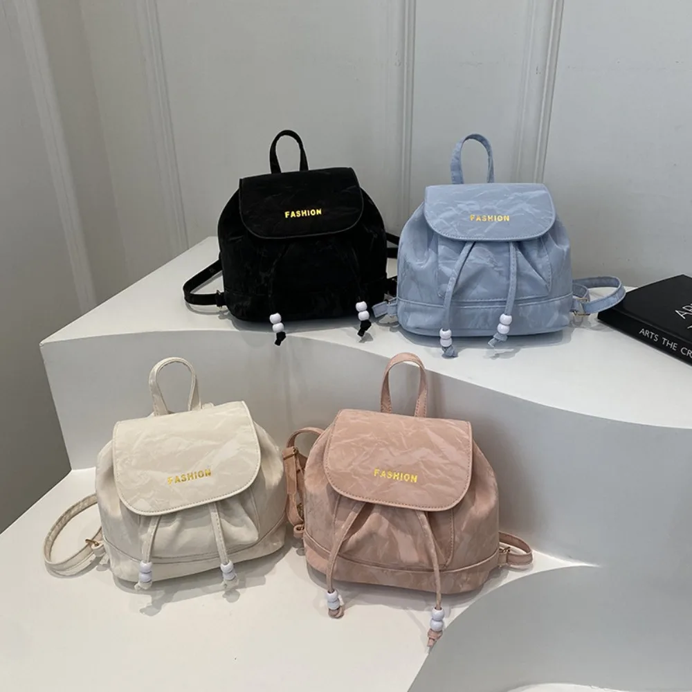 Fashion PU Leather Women's Backpack Solid Color Adjustable Small Backpack Drawstring Travel Bags Ladies
Fashion PU Leather Women's Backpack Solid Color Adjustable Small Backpack Drawstring Travel Bags Ladies