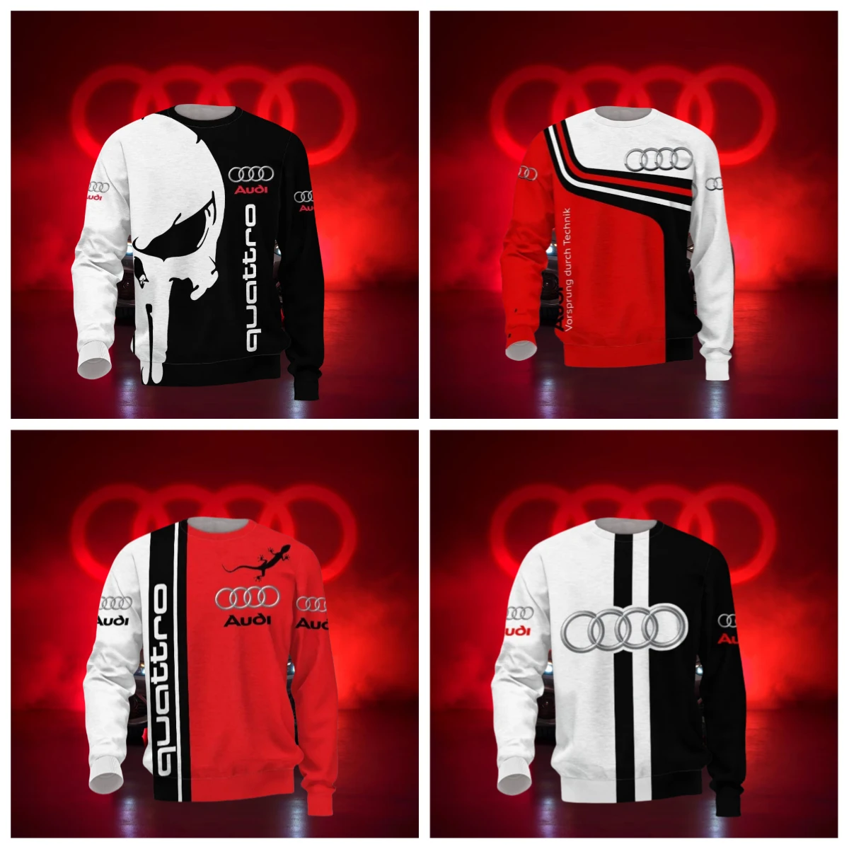 Audi Summer and Autumn Adult Fashion Long Sleeve 3D Printing Breathable and Comfortable Men's Outdoor Sports Leisure Long Sleeve
Audi Summer and Autumn Adult Fashion Long Sleeve 3D Printing Breathable and Comfortable Men's Outdoor Sports Leisure Long Sleeve