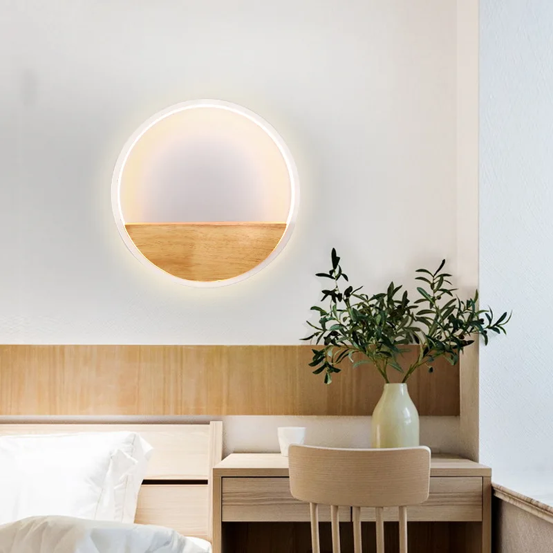 Modern LED Wall Lights Bedroom Bedside Corridor Circular Wall Lamp Study Balcony Background Wall Decorative Lighting Fixture
Modern LED Wall Lights Bedroom Bedside Corridor Circular Wall Lamp Study Balcony Background Wall Decorative Lighting Fixture