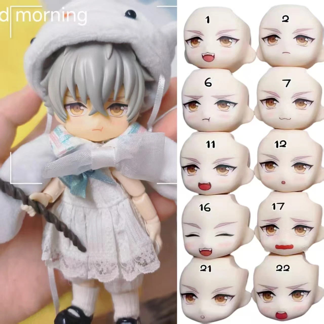 Ogami Koga OB11 Face Water Sticker Handmade 1/12 BJD Game Cosplay Cute DIY Doll Accessories
Ogami Koga OB11 Face Water Sticker Handmade 1/12 BJD Game Cosplay Cute DIY Doll Accessories