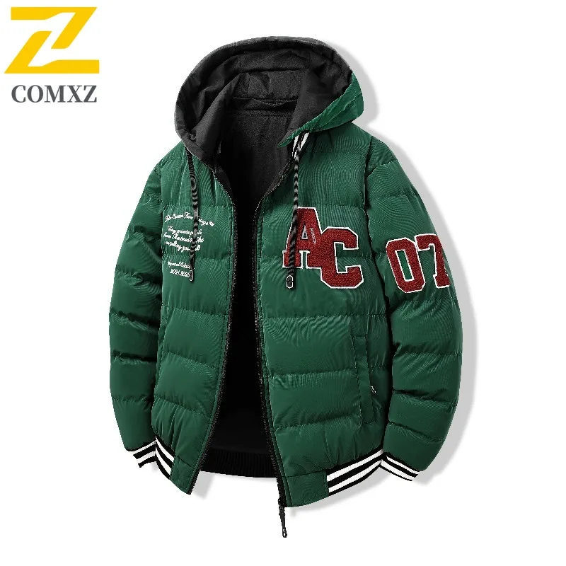 COMXZ мужское стеганое пальто с вышивкой букв, теплое толстое ветрозащитное пальто для отдыха на природе, кемпинга, путешествий, зимняя куртка 2025 года, снежное пальто-паркер в консервативном стиле
COMXZ мужское стеганое пальто с вышивкой букв, теплое толстое ветрозащитное пальто для отдыха на природе, кемпинга, путешествий, зимняя куртка 2025 года, снежное пальто-паркер в консервативном стиле