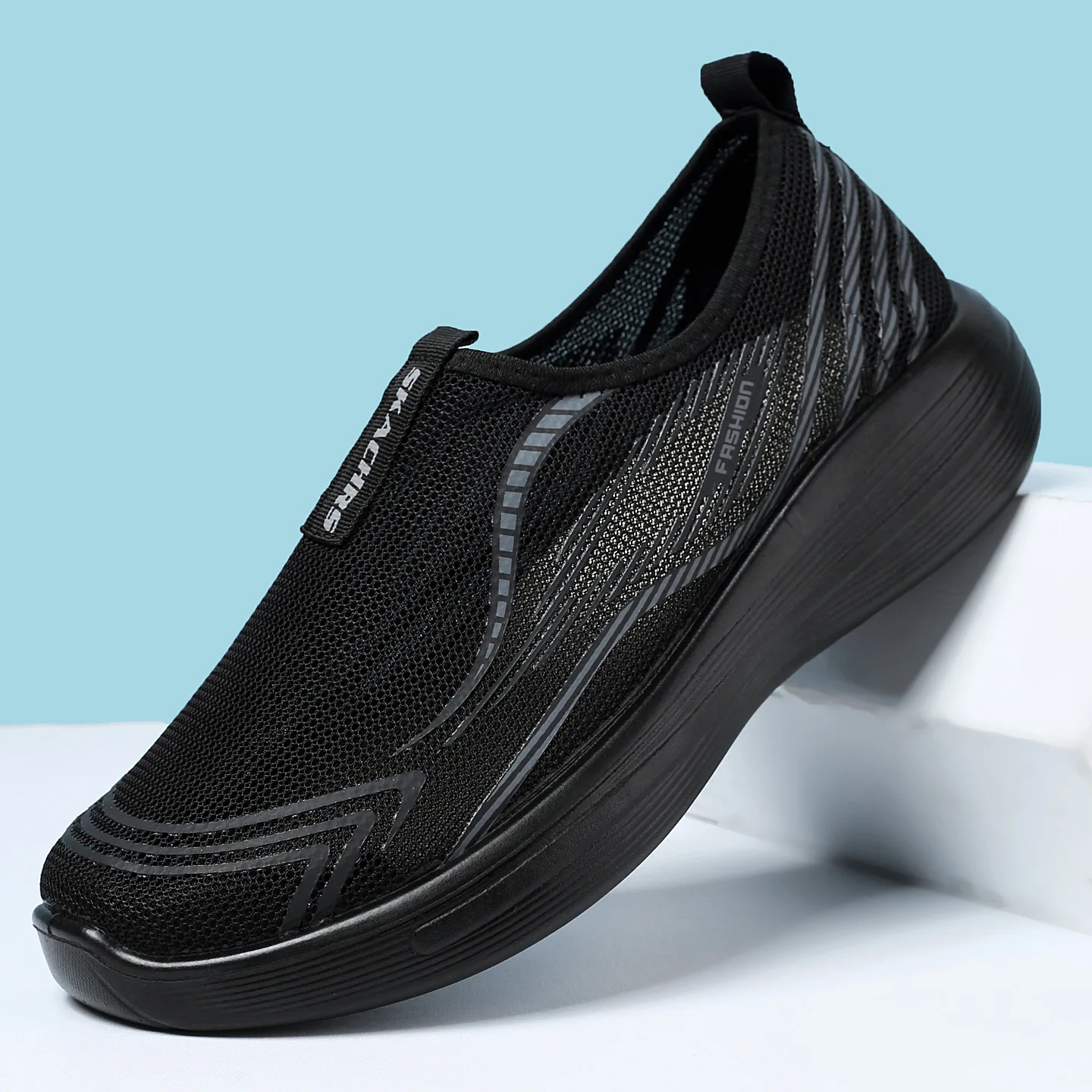Men's Mesh Breathable Anti-Slip Wear-Resistant Spring Summer Sports Shoes Comfortable Versatile One-Step Slip-On
Men's Mesh Breathable Anti-Slip Wear-Resistant Spring Summer Sports Shoes Comfortable Versatile One-Step Slip-On