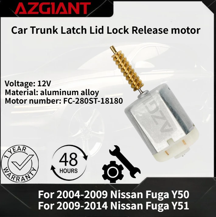 For 2004-2009 Nissan Fuga Y50 Car Trunk Latch Lid Lock Release motor Brand New high-quality replacement parts Auto Accessories
For 2004-2009 Nissan Fuga Y50 Car Trunk Latch Lid Lock Release motor Brand New high-quality replacement parts Auto Accessories