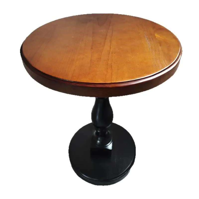 American bar dining table solid wood antique round coffee table contrasting colors creative hotel side few
American bar dining table solid wood antique round coffee table contrasting colors creative hotel side few