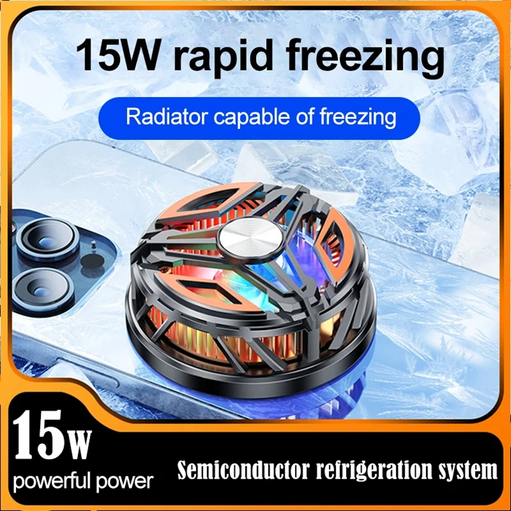 Semiconductor Phone Cooler 5V3A Powerful Cooling Magnetic & Clip 2-In-1 Digital Display for Gaming Live Broadcast
Semiconductor Phone Cooler 5V3A Powerful Cooling Magnetic & Clip 2-In-1 Digital Display for Gaming Live Broadcast