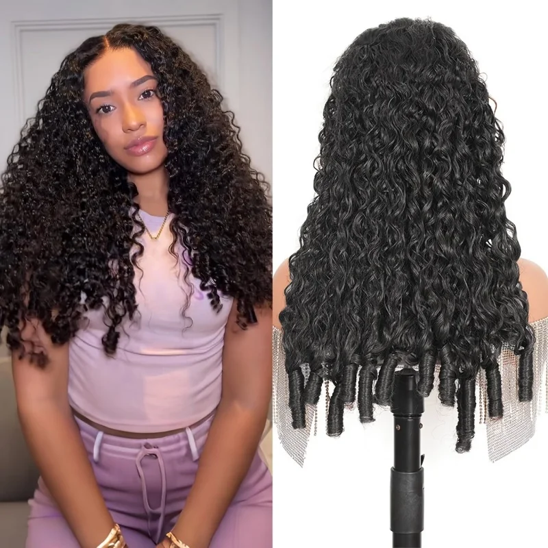Burmese Curly Wig Human Hair Pre Plucked 13x4 Lace Front Wigs Human Hair 250 Density Deep Curly Lace Frontal Wig with Spiral End Curly Wig For Glueless Wear and Go Wig Natural Color
Burmese Curly Wig Human Hair Pre Plucked 13x4 Lace Front Wigs Human Hair 250 Density Deep Curly Lace Frontal Wig with Spiral End Curly Wig For Glueless Wear and Go Wig Natural Color