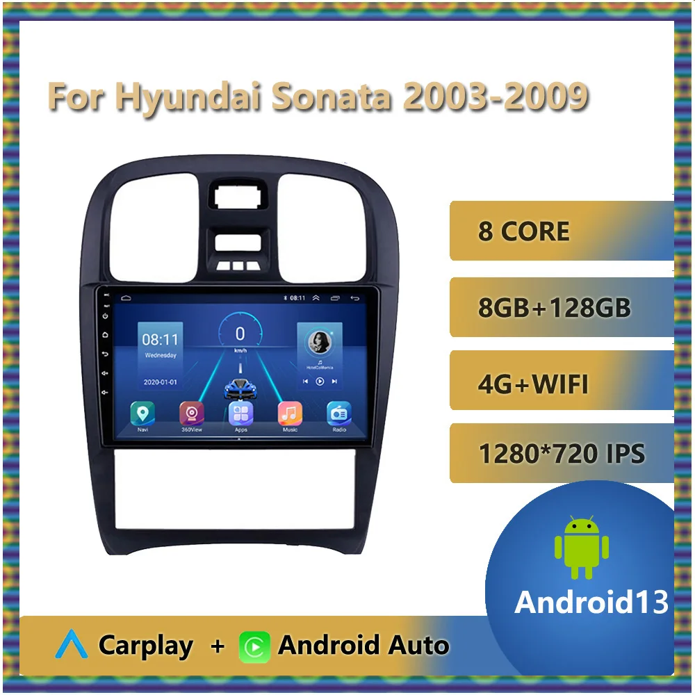 For Hyundai Sonata 2003 - 2009 Android Auto Car Radio Head Unit Multimedia Video Player No DVD Intelligent System Mirror Link BT
For Hyundai Sonata 2003 - 2009 Android Auto Car Radio Head Unit Multimedia Video Player No DVD Intelligent System Mirror Link BT