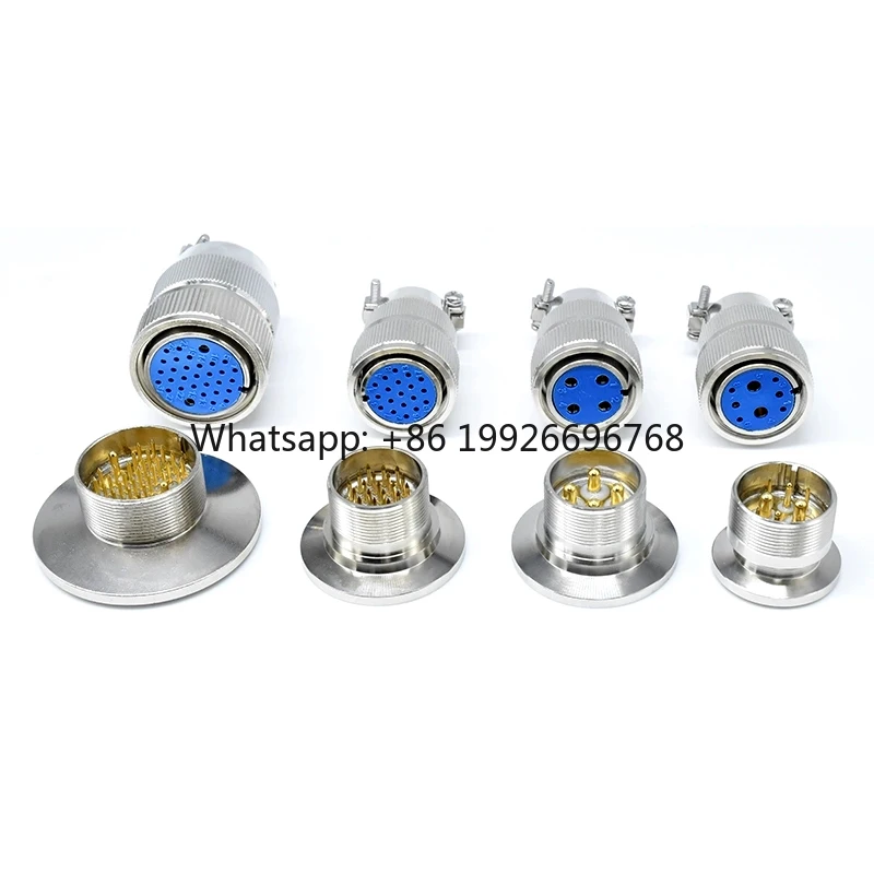 KF16/25/40 DIN High Cycle Glass Vacuum Aviation Plug Socket Hermetic Sealed 304 Stainless Steel Male Female IP67 Waterproof
KF16/25/40 DIN High Cycle Glass Vacuum Aviation Plug Socket Hermetic Sealed 304 Stainless Steel Male Female IP67 Waterproof