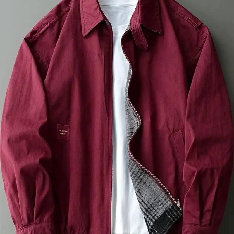 Point Dominance Casual Harington Men's Jaet Faionable Vintage Double-Sided Wear Flight Coat Loose Fit American Trendy Brand
Point Dominance Casual Harington Men's Jaet Faionable Vintage Double-Sided Wear Flight Coat Loose Fit American Trendy Brand