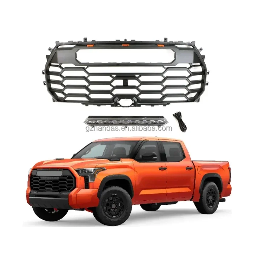 Handas New Design Factory Sale Off Road Accessories Car Grilles ABS Front Grill for Tundra 2022-2023
Handas New Design Factory Sale Off Road Accessories Car Grilles ABS Front Grill for Tundra 2022-2023