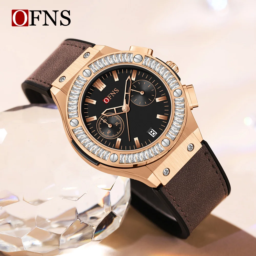 OFNS Brand 1530 New Women's Quartz Watch Multifunctional Waterproof Calendar Simple Business Women's Quartz Watch 2025
OFNS Brand 1530 New Women's Quartz Watch Multifunctional Waterproof Calendar Simple Business Women's Quartz Watch 2025