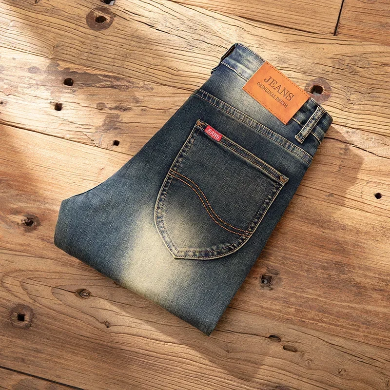 LIBIELIY High-End Vintage Fashion Casual Men's Jeans Classic Stretch Slims Smooths Your Silhouette Straight-Leg Long Pants
LIBIELIY High-End Vintage Fashion Casual Men's Jeans Classic Stretch Slims Smooths Your Silhouette Straight-Leg Long Pants