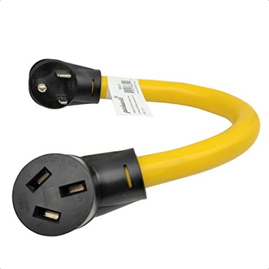 Parkworld 886320 6 Gauge Welder NEMA 650 Plug Male to Electric Range NEMA 1050 Receptacle Female 50 Amp 250Volt 6 AWG
Parkworld 886320 6 Gauge Welder NEMA 650 Plug Male to Electric Range NEMA 1050 Receptacle Female 50 Amp 250Volt 6 AWG