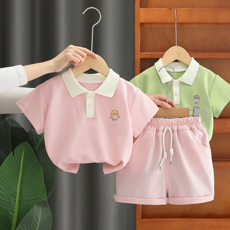Girls' summer outfit set 2025 new style baby polo shirt short sleeved summer two-piece set stylish baby and toddler clothing
Girls' summer outfit set 2025 new style baby polo shirt short sleeved summer two-piece set stylish baby and toddler clothing