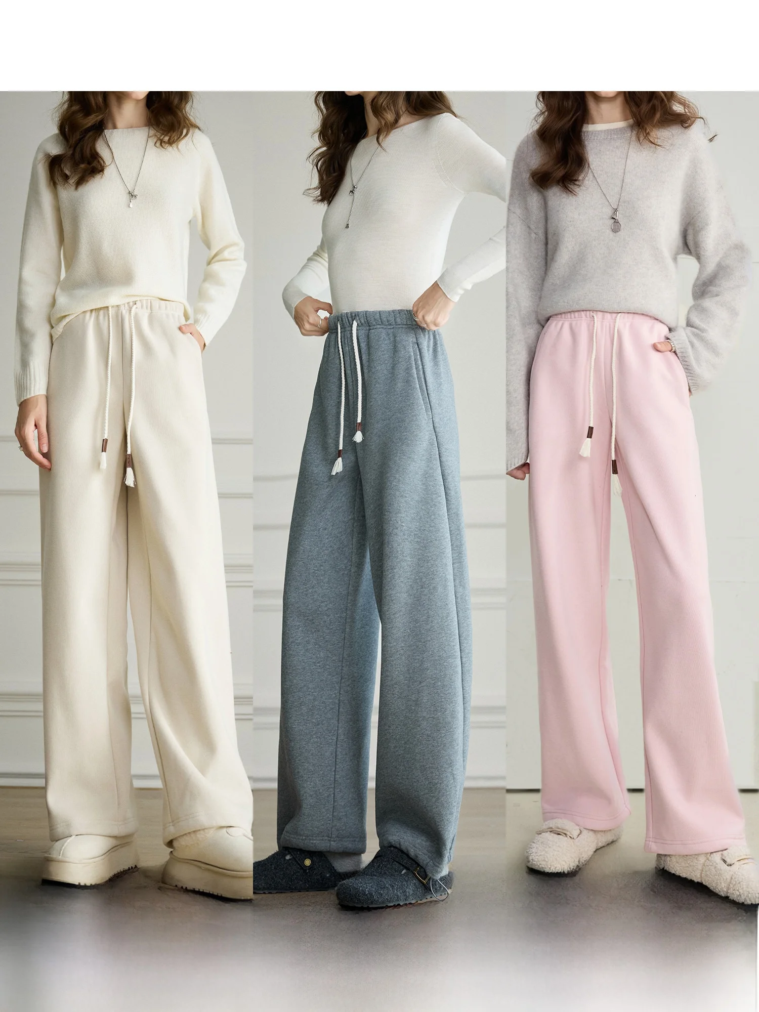Skin-friendly Thi Fce Lined Straight Leg Casual Pants Warm Winter Trousers Inner Soft Cotton Blend l Waist Sle
Skin-friendly Thi Fce Lined Straight Leg Casual Pants Warm Winter Trousers Inner Soft Cotton Blend l Waist Sle