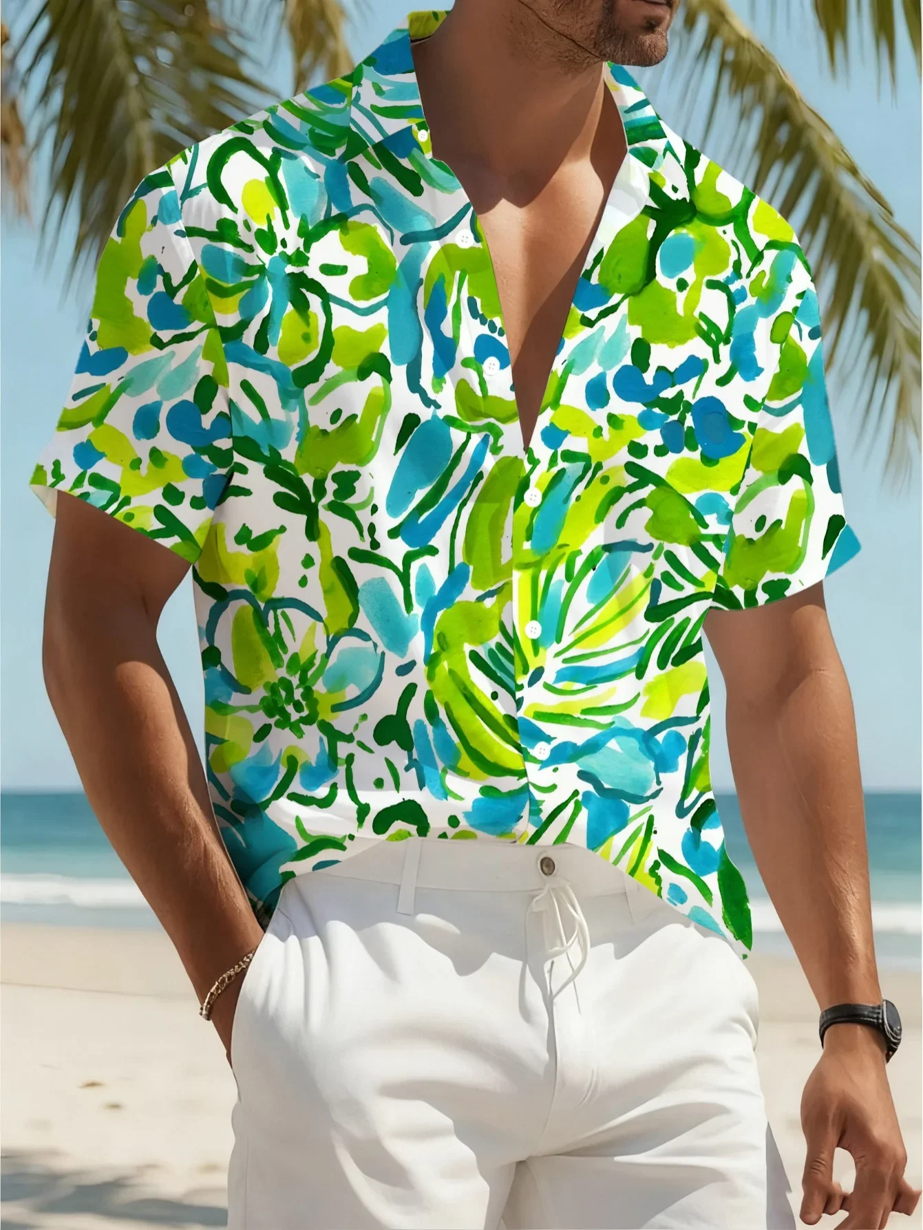 2026 New Summer Fashion Men's Shirt Casual Hawaiian Man Women Short Sleeve Beach Party Print Tops
2026 New Summer Fashion Men's Shirt Casual Hawaiian Man Women Short Sleeve Beach Party Print Tops