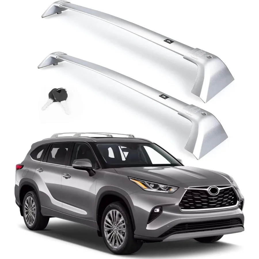 Серебряная сменная перекладина для багажника на крышу для Highlander 20202026 XLE Limited Platinum, замок с механизмом против кражи с Ma
Серебряная сменная перекладина для багажника на крышу для Highlander 20202026 XLE Limited Platinum, замок с механизмом против кражи с Ma